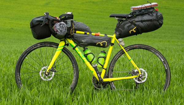 Optimized bike bags for a bikepacking trip