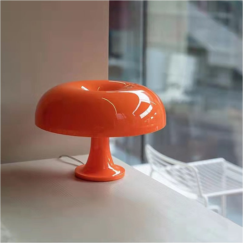 orange mushroom lamp