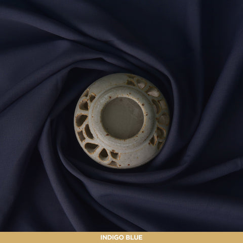 Indigo Blue Unstitched-Summer'24 Master Fabric