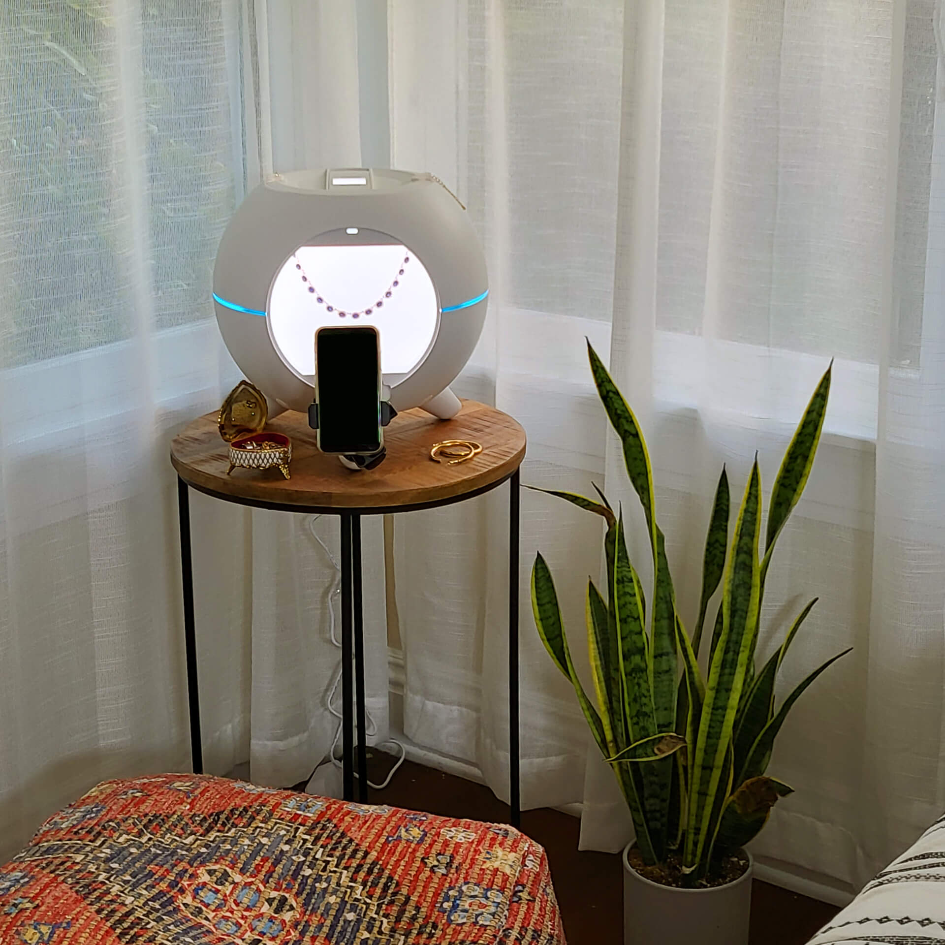 Foldio360 Smart Dome mit Handyhalterung - Light + Byte