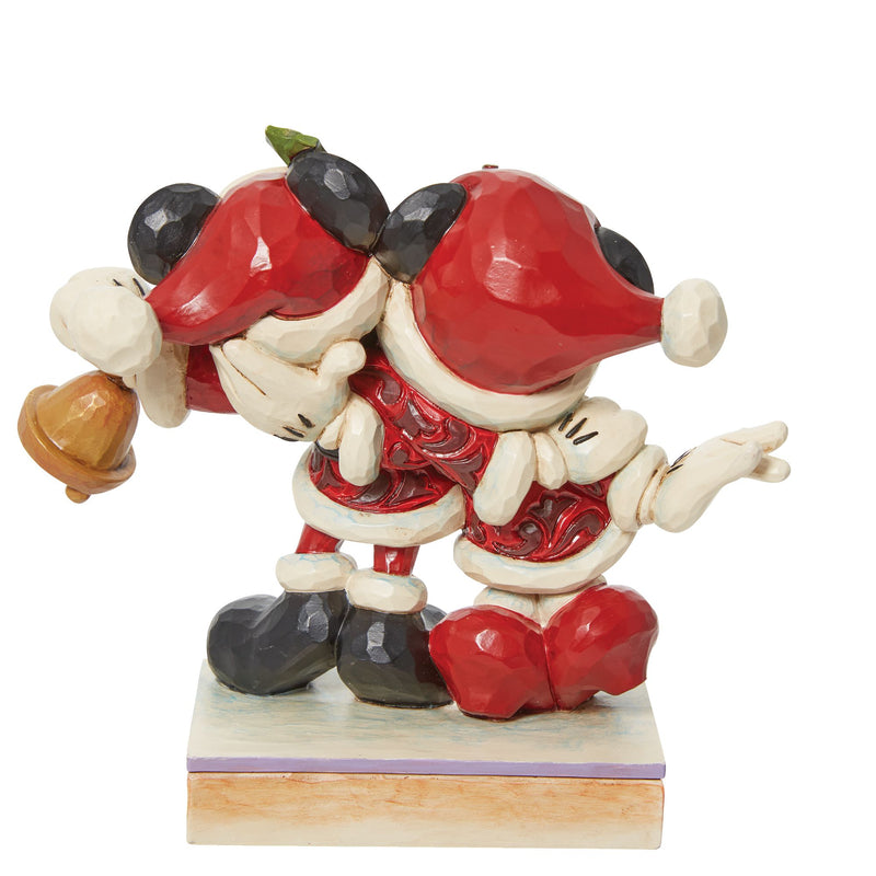 Figurine Mickey et Minnie en costumes de Père Noël - Disney Traditions