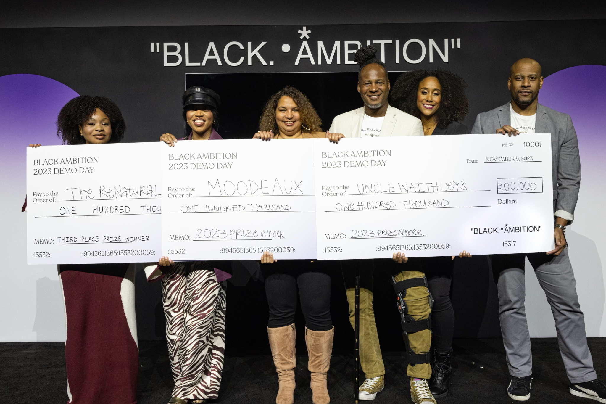 Black Ambition Prize Competition Pharrell Williams Demo Day Winners