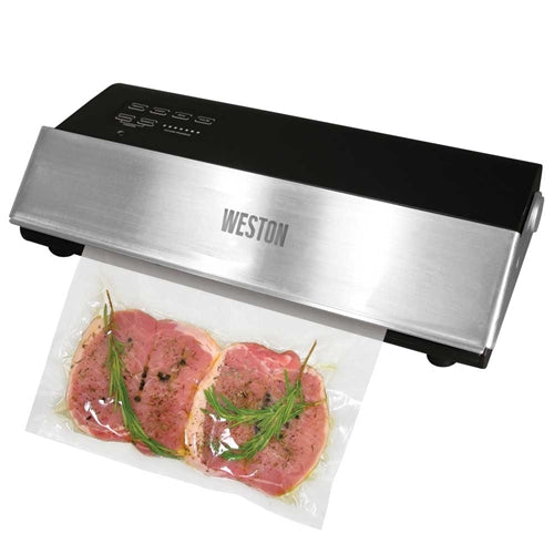 Weston Wet & Dry Vacuum Sealer with Date Code Stamp & Starter Kit