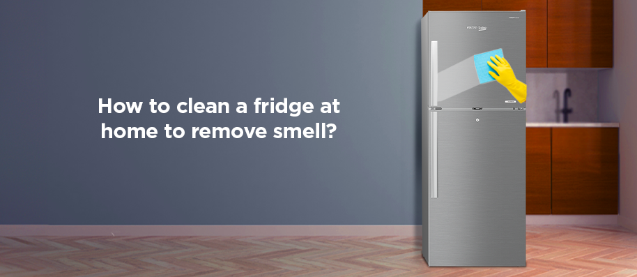 How to clean a fridge at home to remove smell?