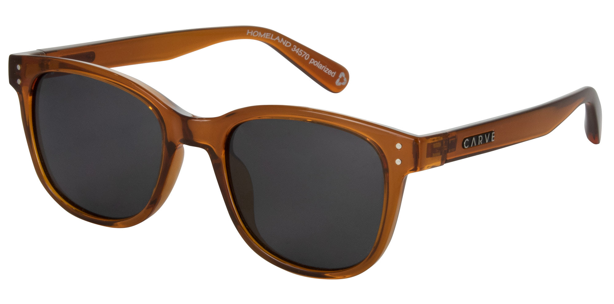 Homeland - Polarized Matte Honey Frame Sunglasses