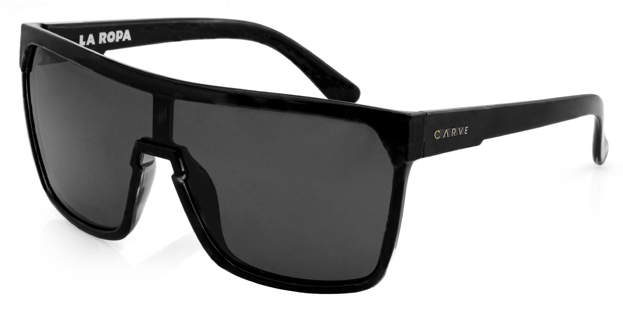 La Ropa - Gloss Black Gray Polarized Lens