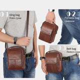 Large Capacity Genuine Leather Crossbody Bag - limitedbag