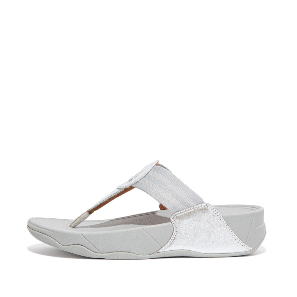 FitFlop Lulu Mink Grey | Women's Adjustable Flip Flops | Footwear etc.