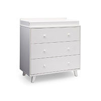 Ava 3 Drawer Dresser with Changing Top