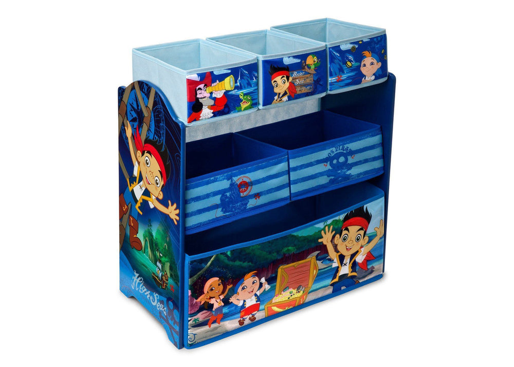 Jake And The Neverland Pirates Multi Bin Toy Organizer