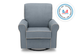 delta children upholstered swivel glider chair