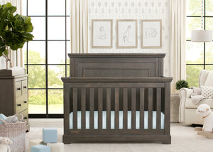 rustic grey crib