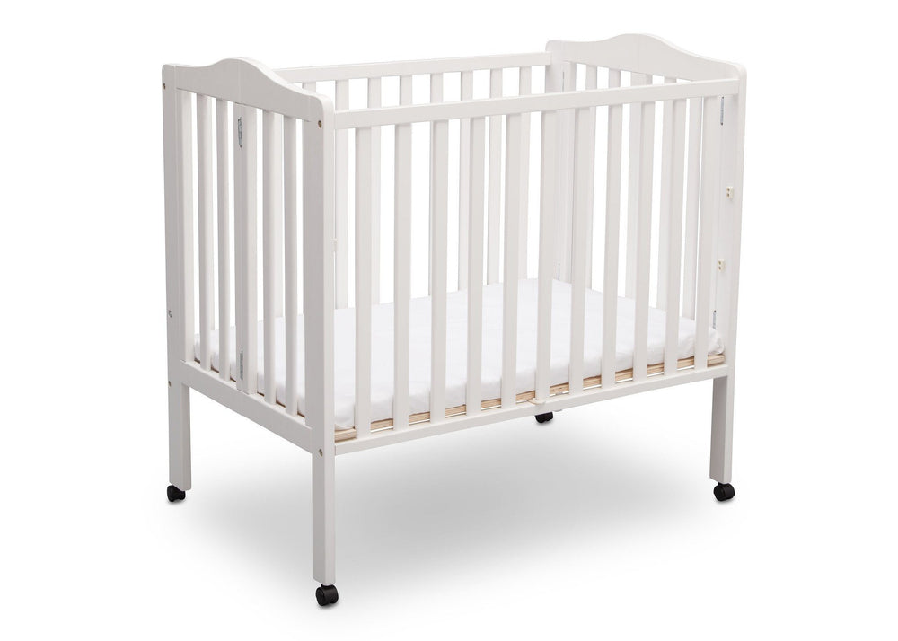 Cribs Baby Delta Children Portable Mini Crib White Nursery Cribs