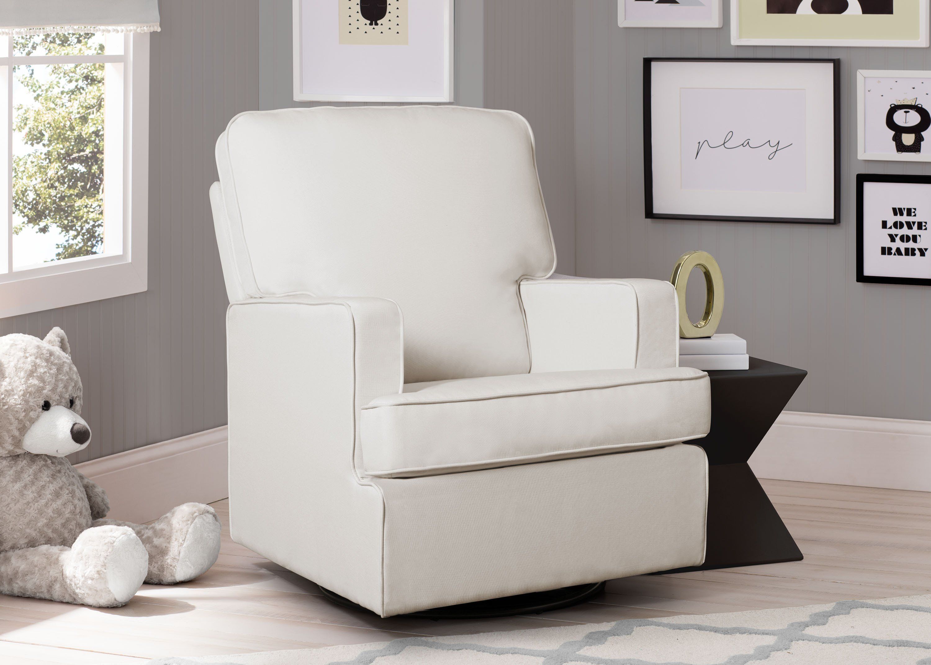 nursery glider swivel rocker chair