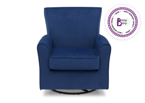 blue rocking chair nursery