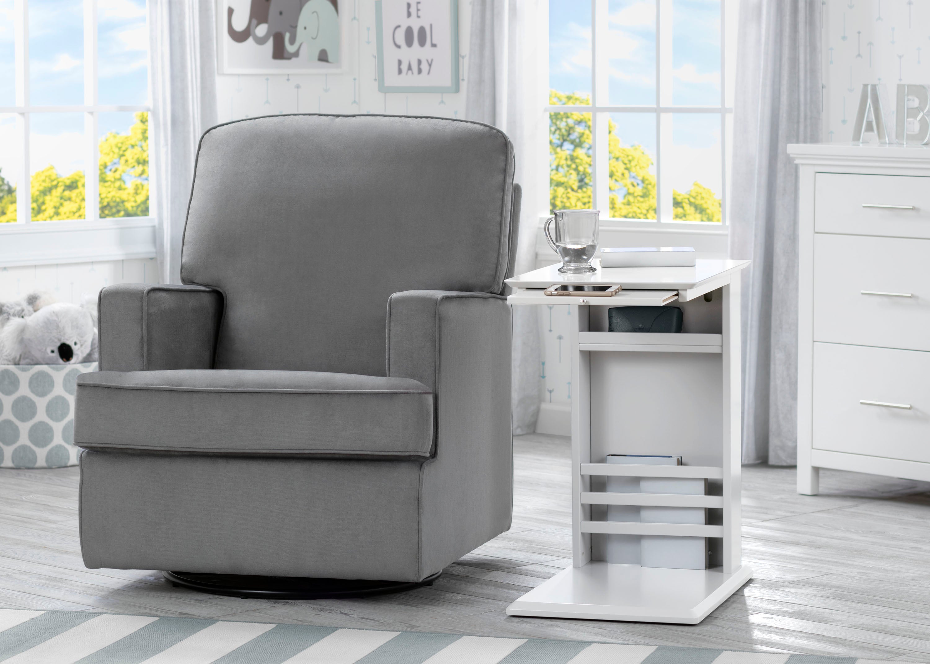 Details about Nolan End Table, Side Table for the Nursery