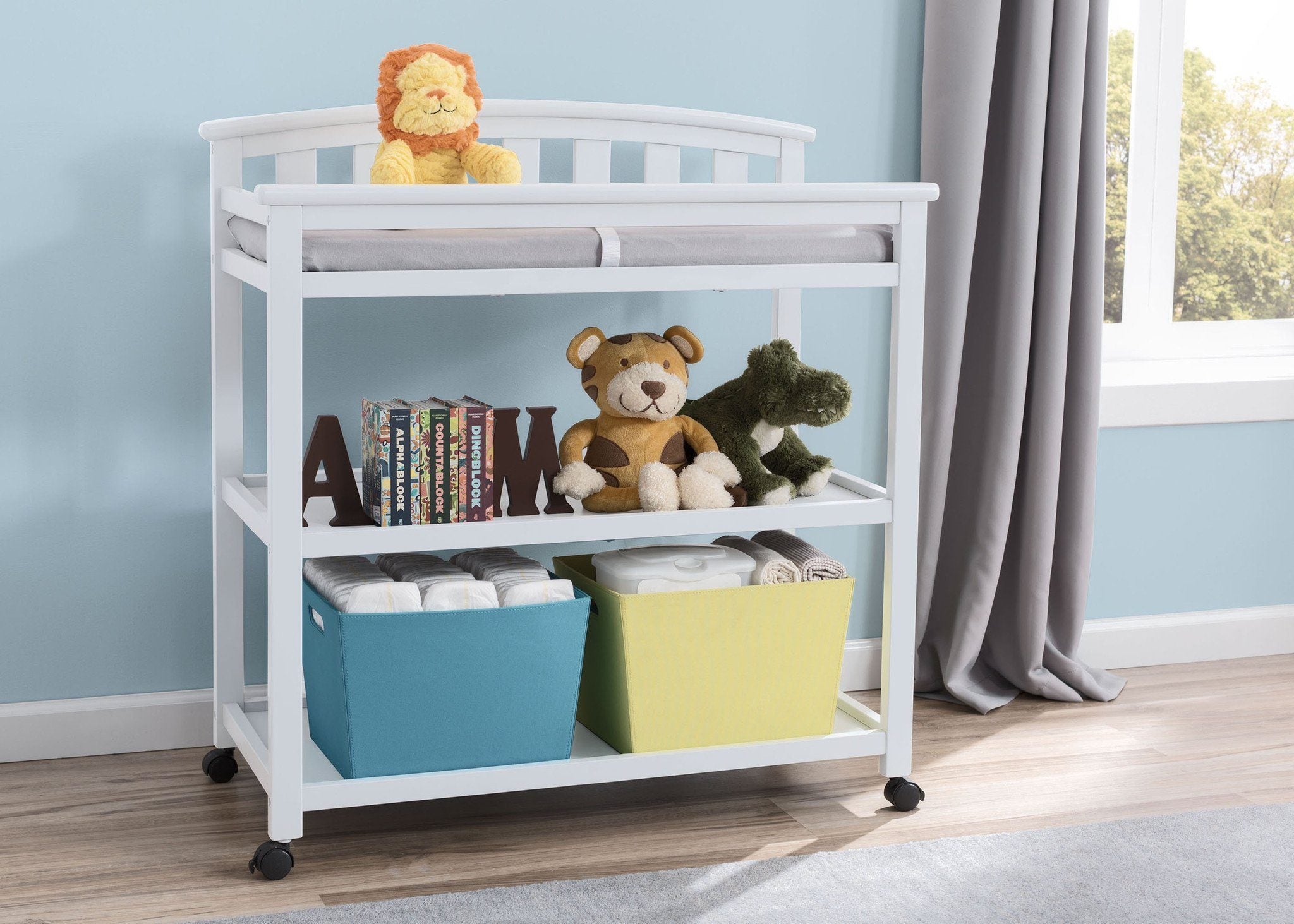 delta adley changing table