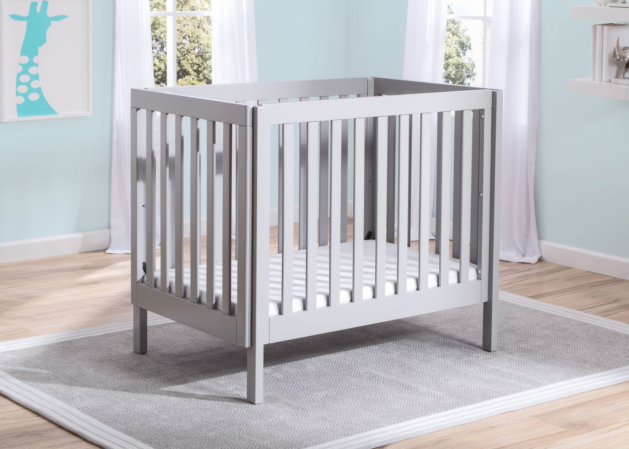 delta mini crib with mattress