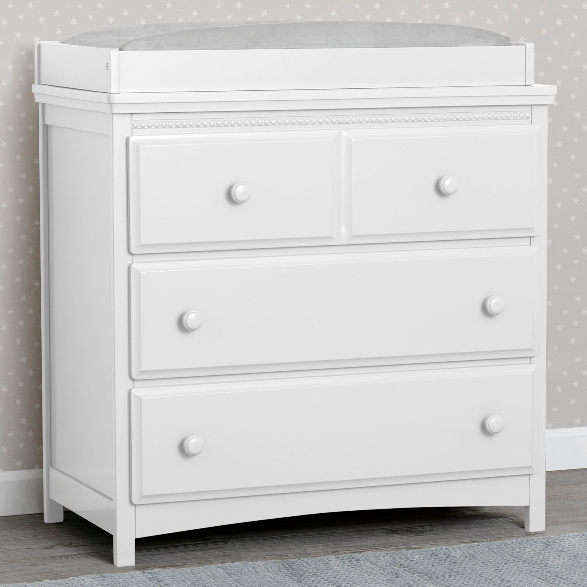 emerson 3 drawer dresser with changing top