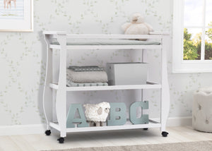 delta gray changing table