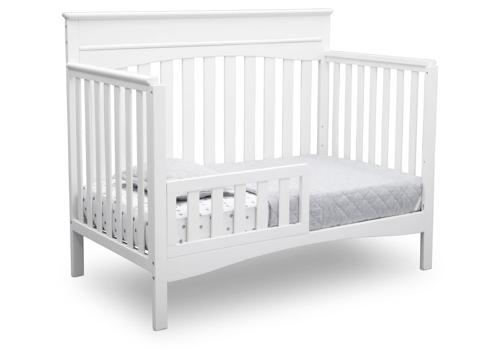 Bianca White 0094 130 Nursery Cribs Beds Delta Children Toddler