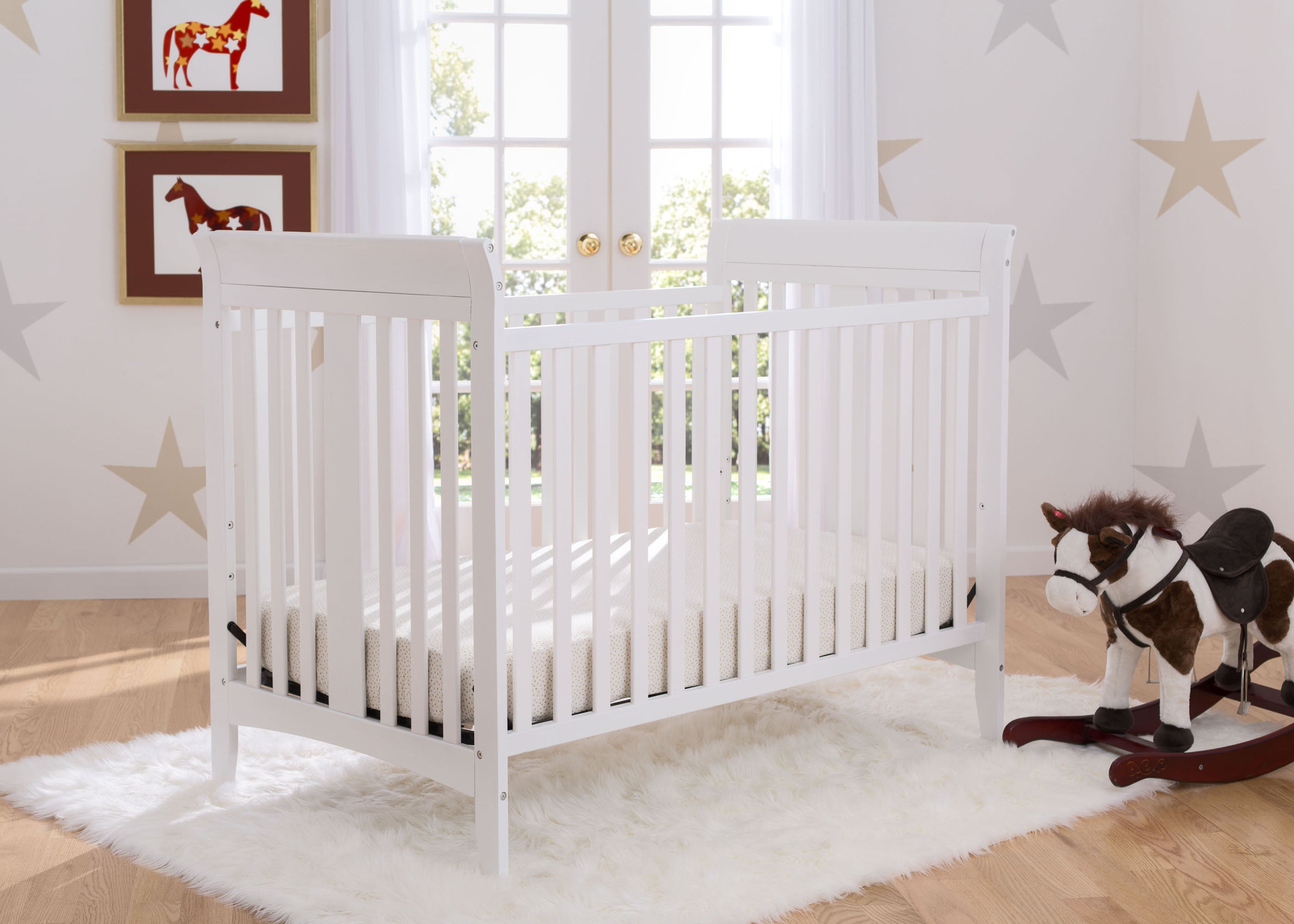 delta 3 in 1 crib white