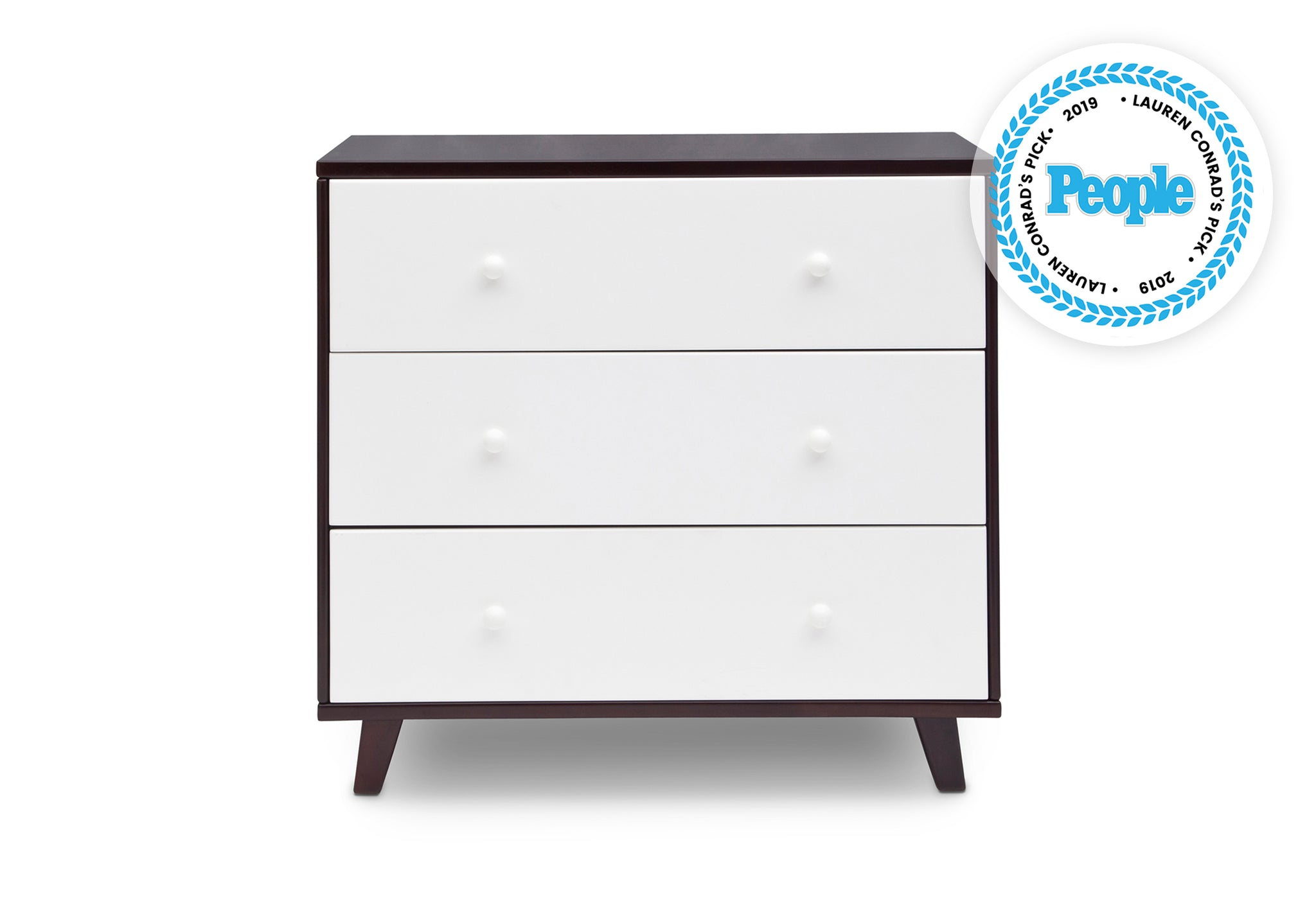 delta children ava 3 drawer dresser with changing top