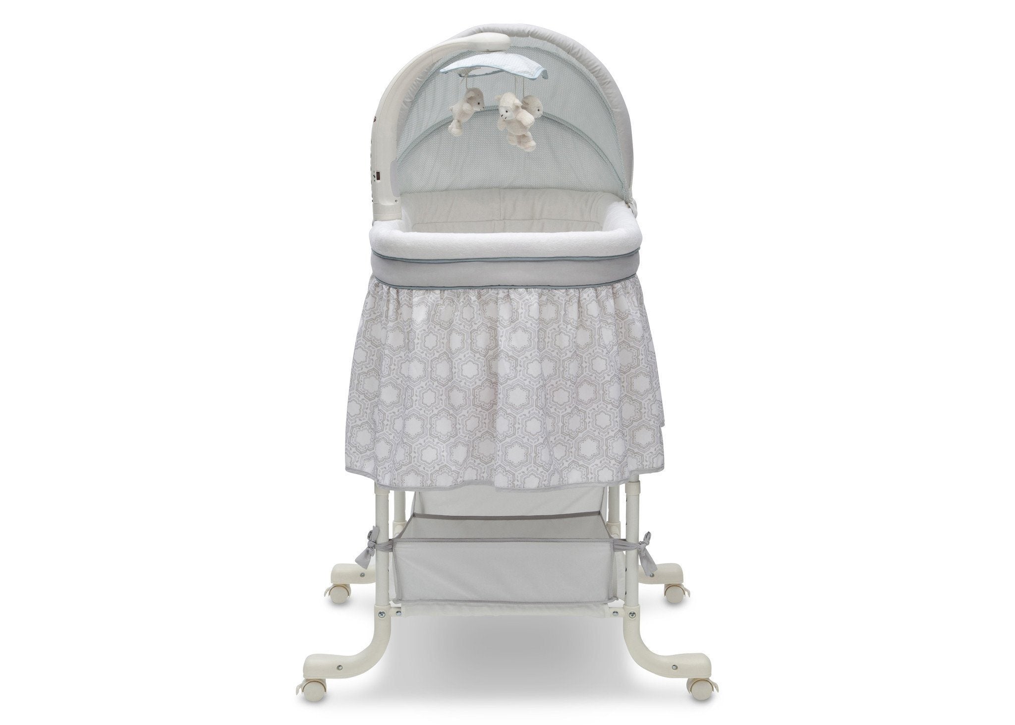 deluxe gliding bassinet pink