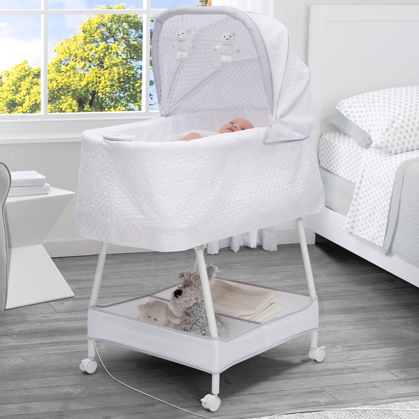 simmons auto gliding elite bassinet