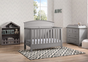 grey 4 in 1 crib