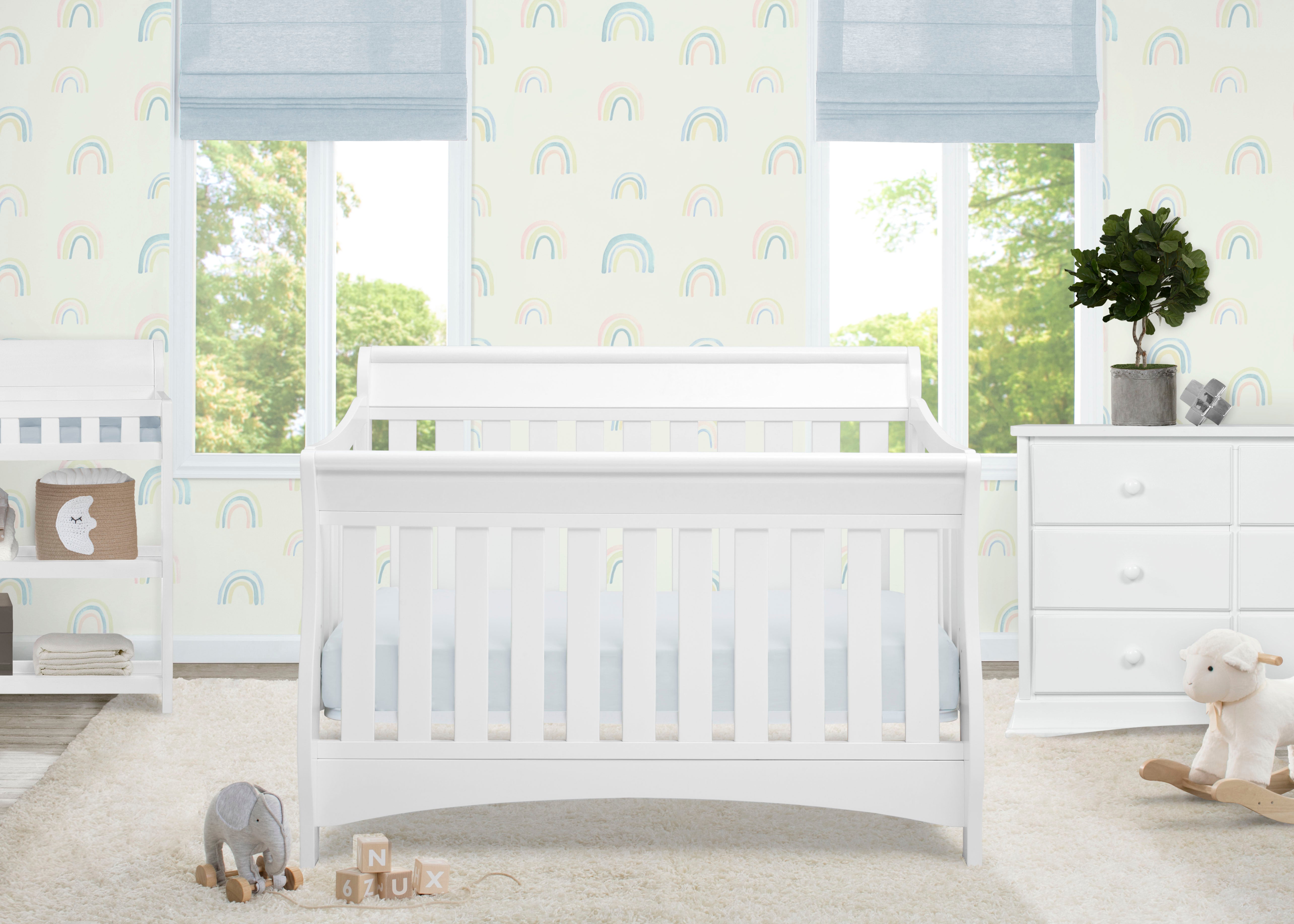 sleigh bed crib