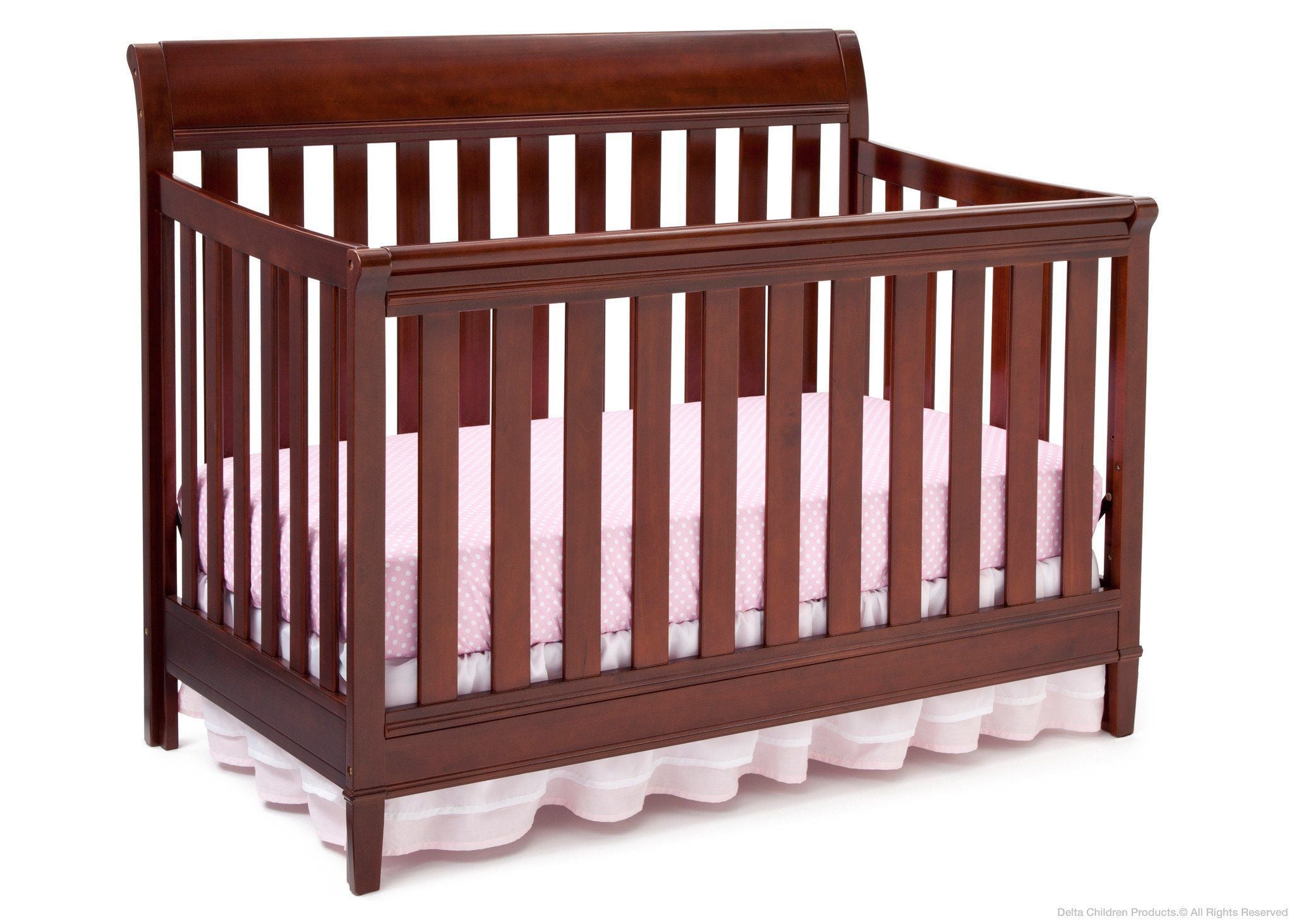 delta 4 in 1 crib mattress placement