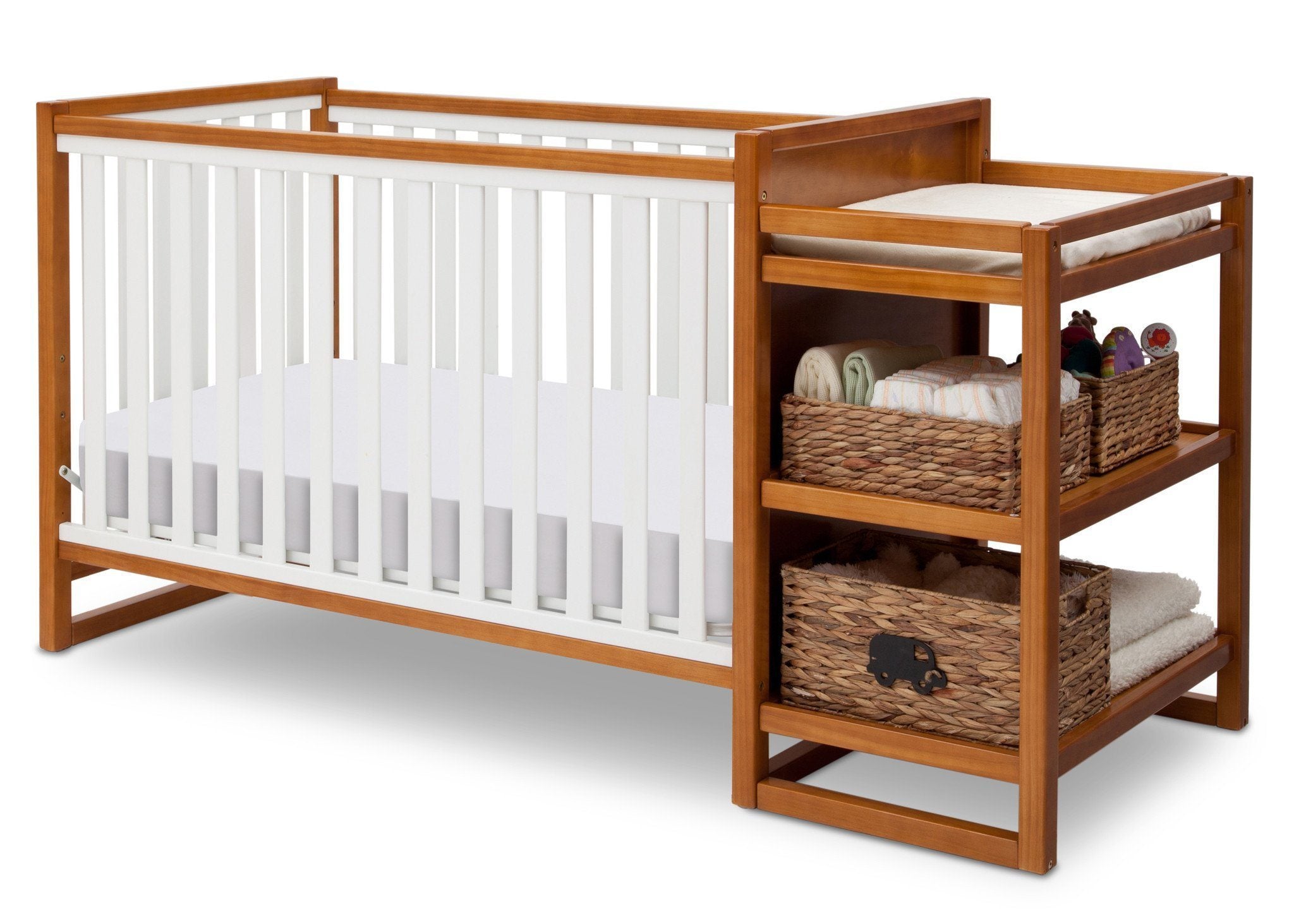 cot with change table attached