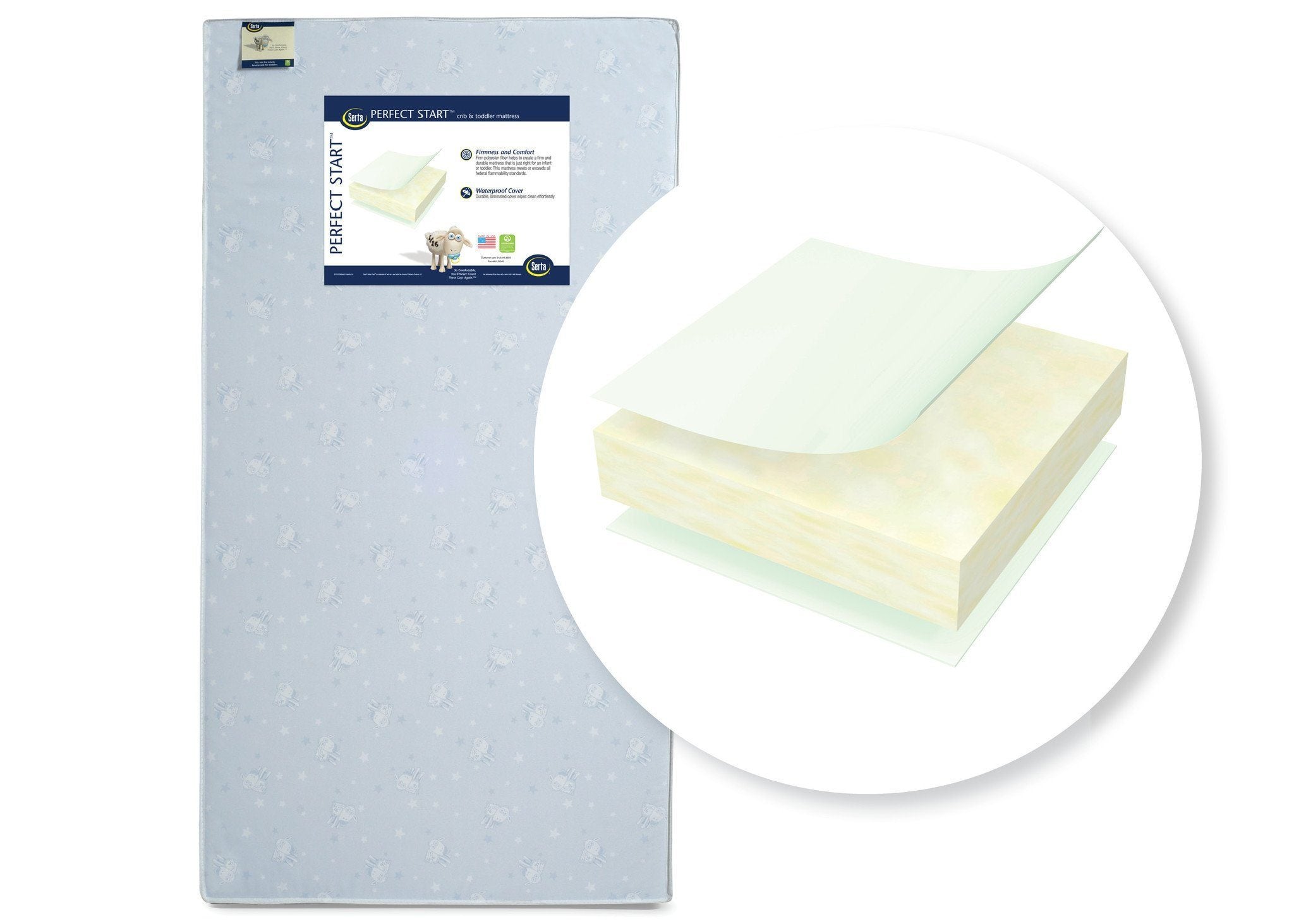 serta perfect start crib mattress