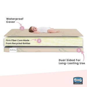 simmons natural crib mattress