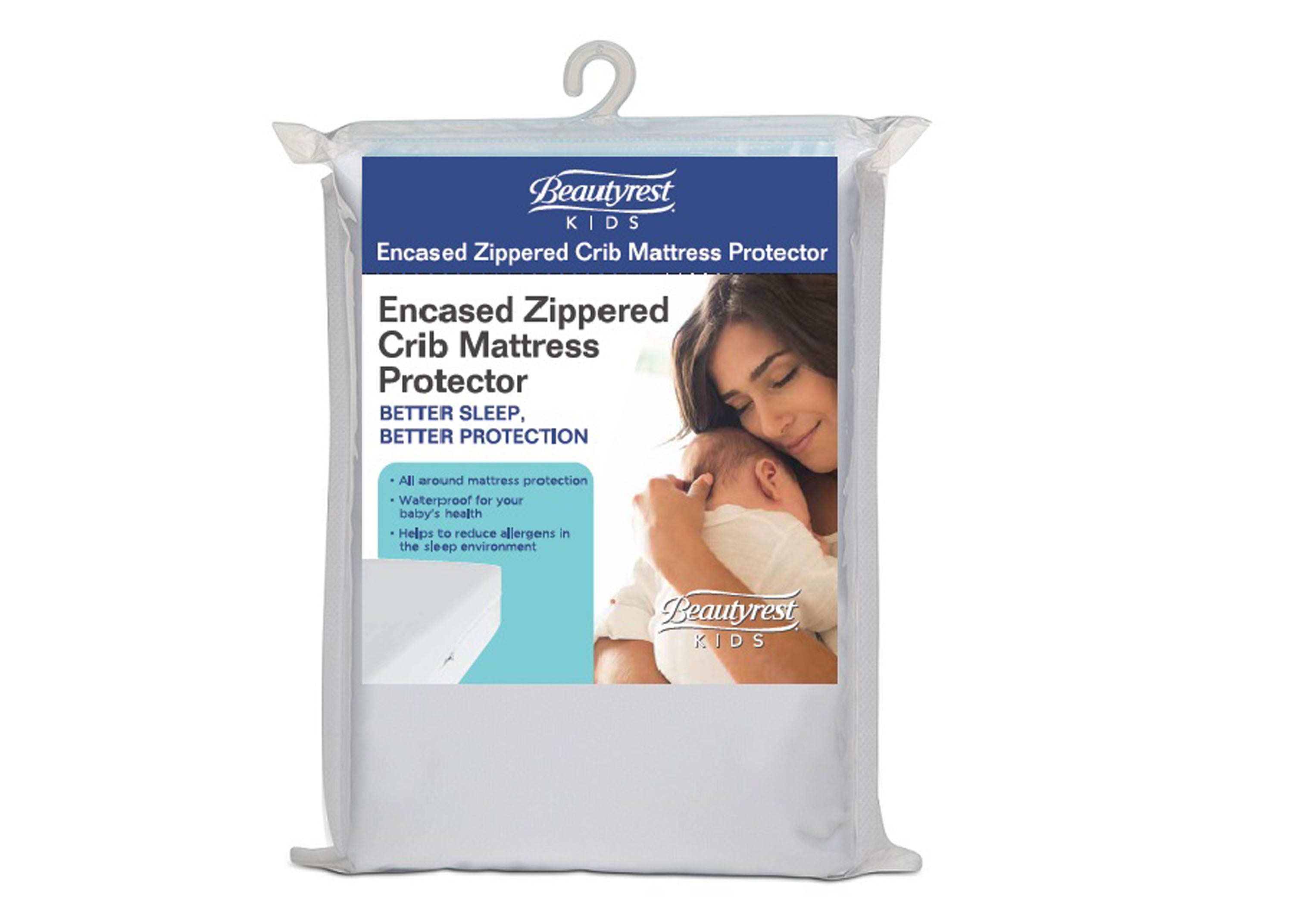 crib mattress protector zippered