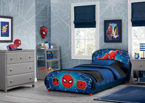 spiderman crib bedding