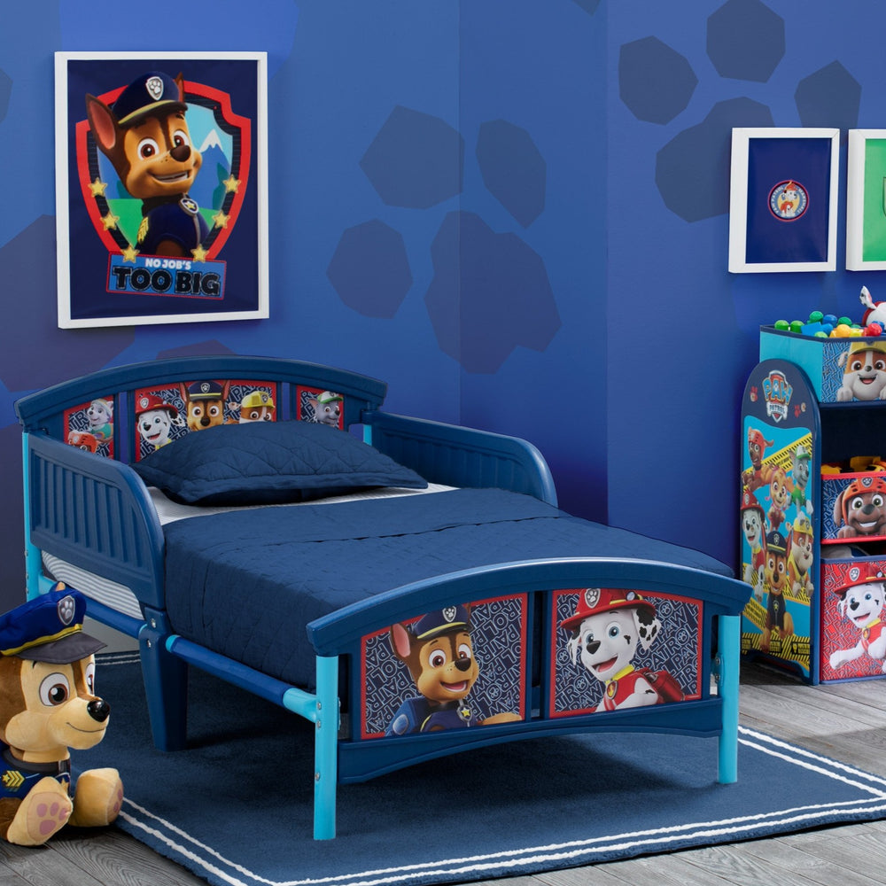 paw patrol plastic toddler bed – delta children