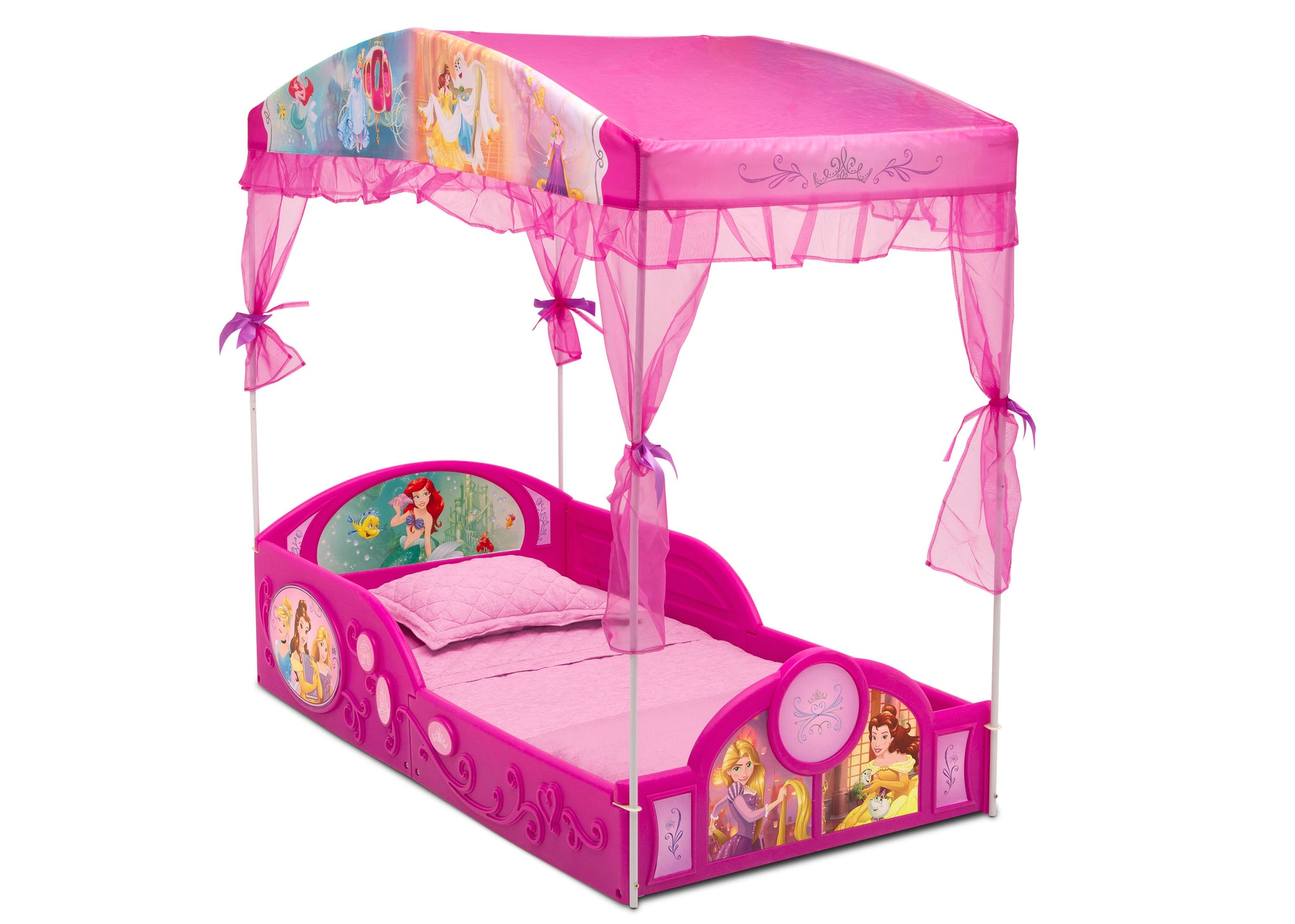 Disney Princess Plastic Sleep and Play Toddler Bed with ...