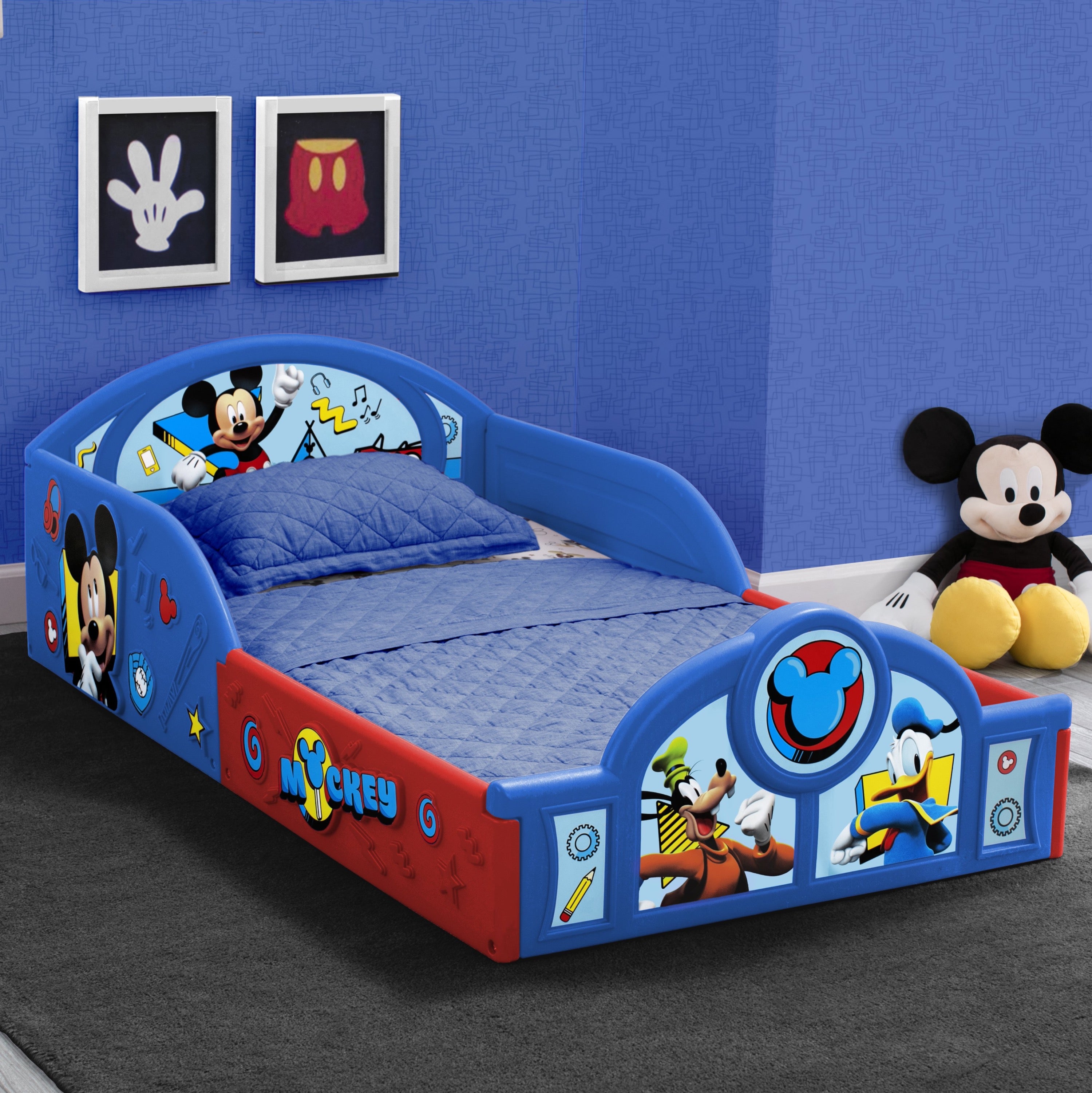 mickey mouse kids bed