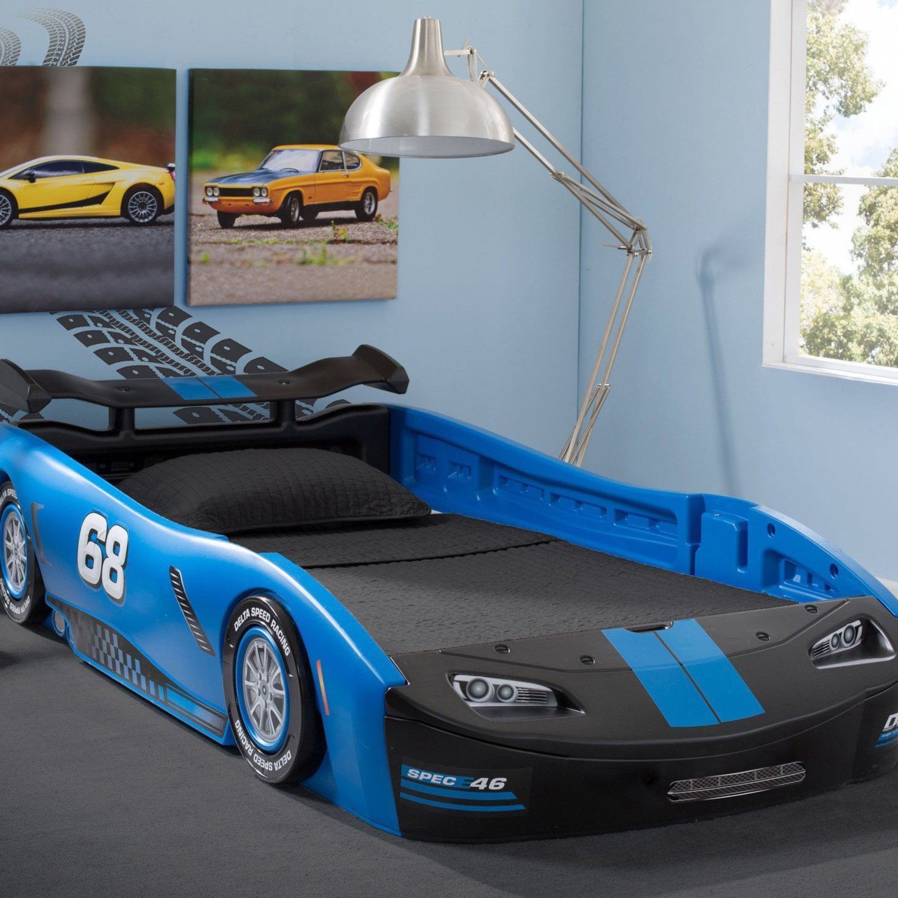 kids racecar bed