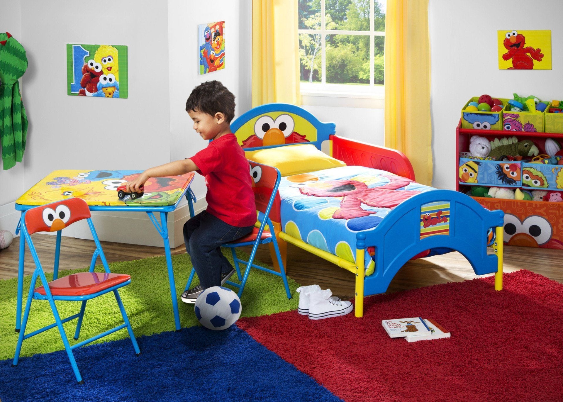 elmo crib set