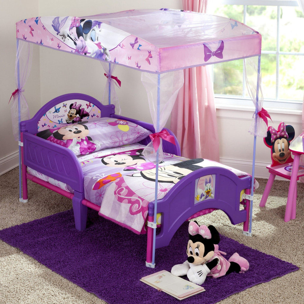 minnie mouse toddler canopy bed