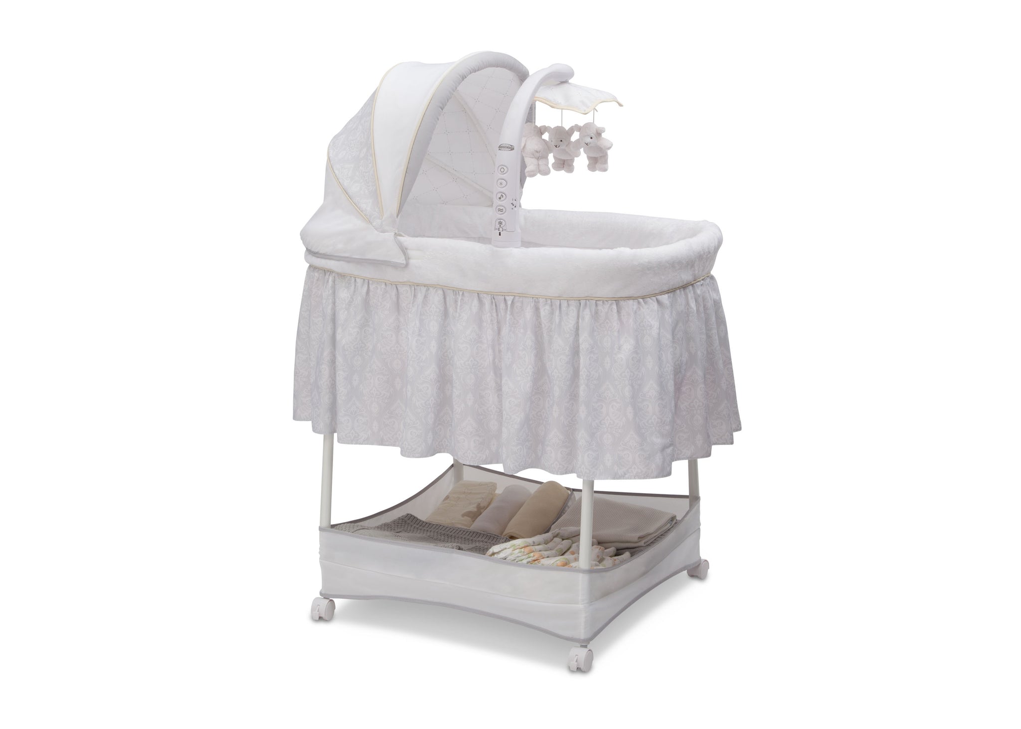 blue changing table