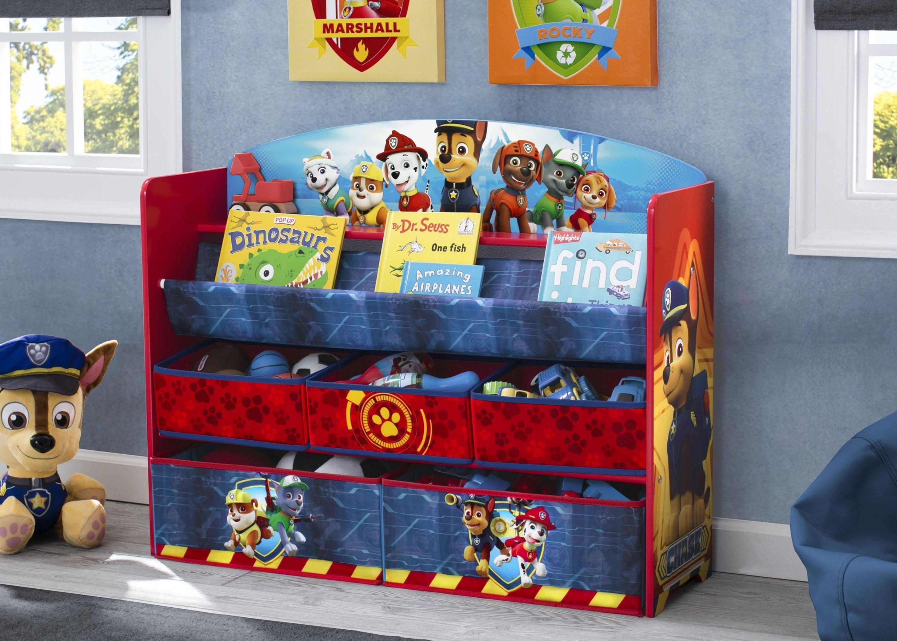 paw patrol toy shelf