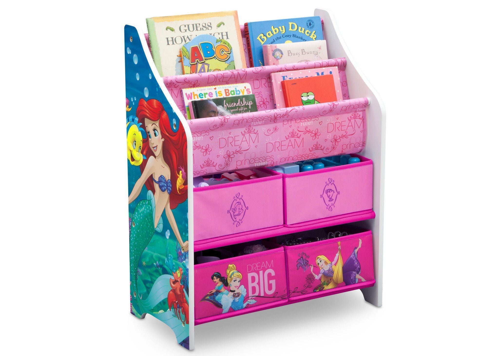 baby toy and book storage