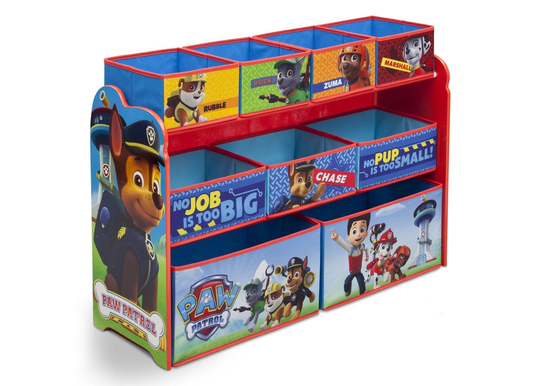 paw patrol multi bin toy organizer