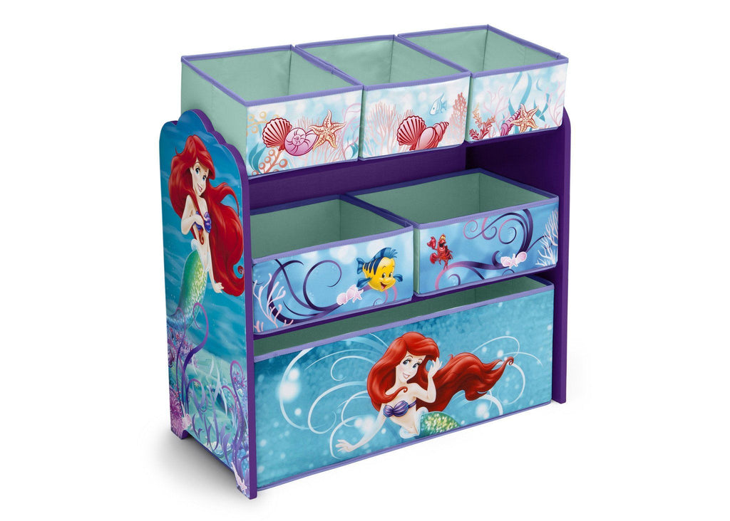 Little Mermaid Multi Bin Toy Organizer Delta Children