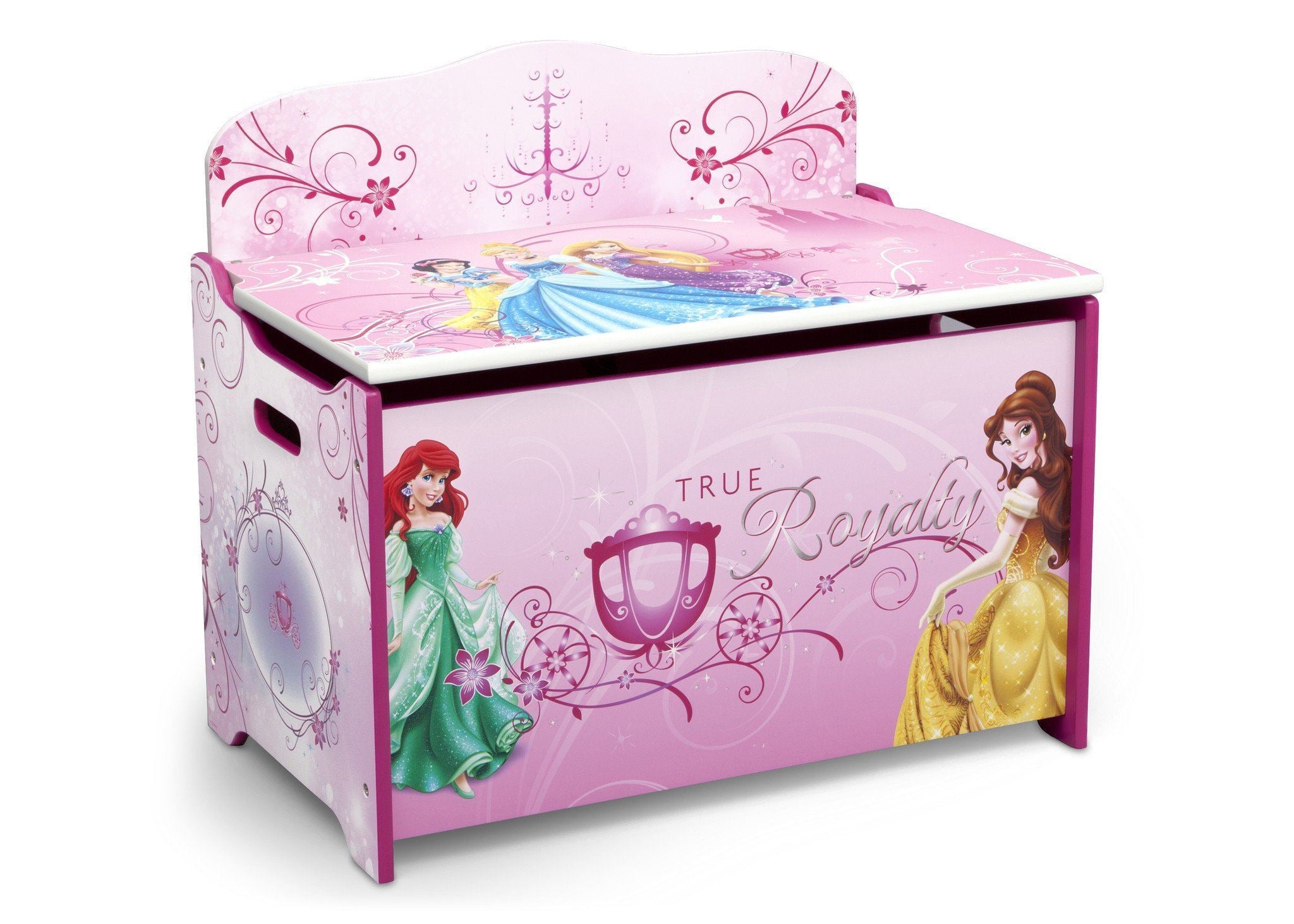 princess wooden toy box