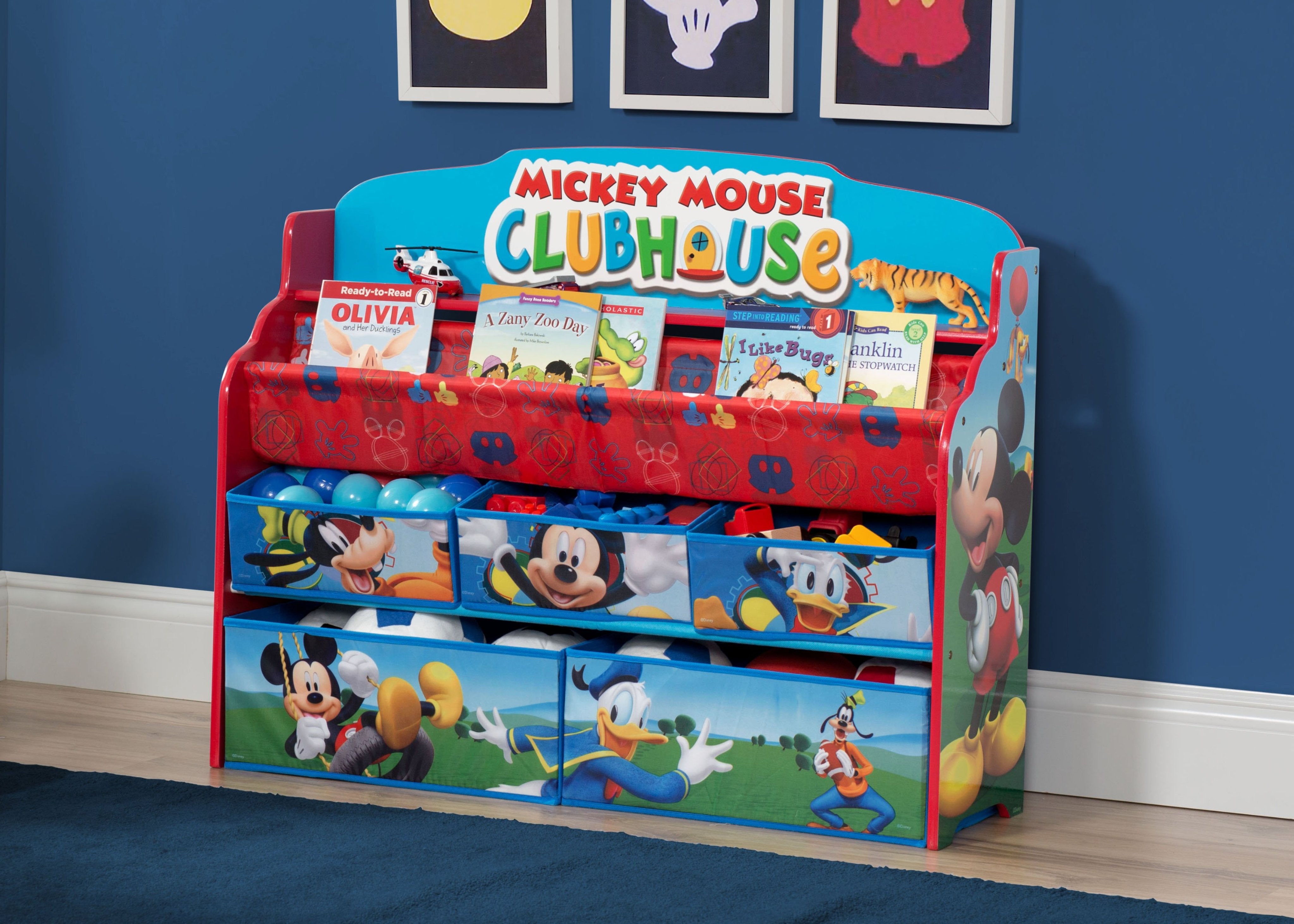 deluxe book and toy organizer